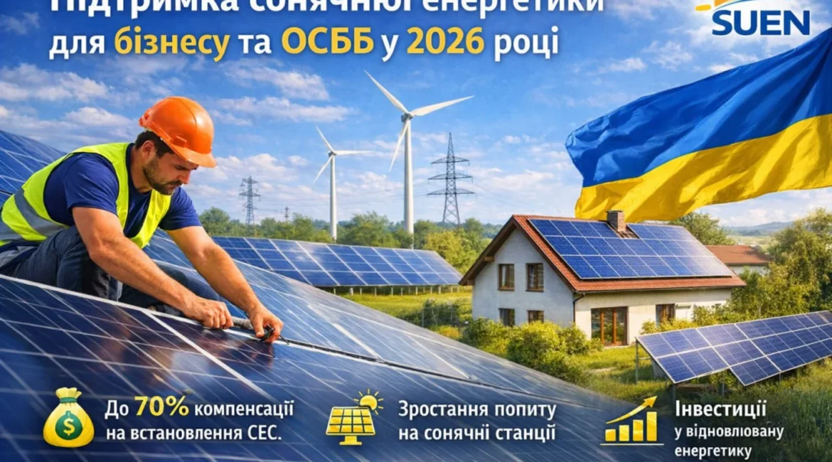 сонячні станціі для ОСББ