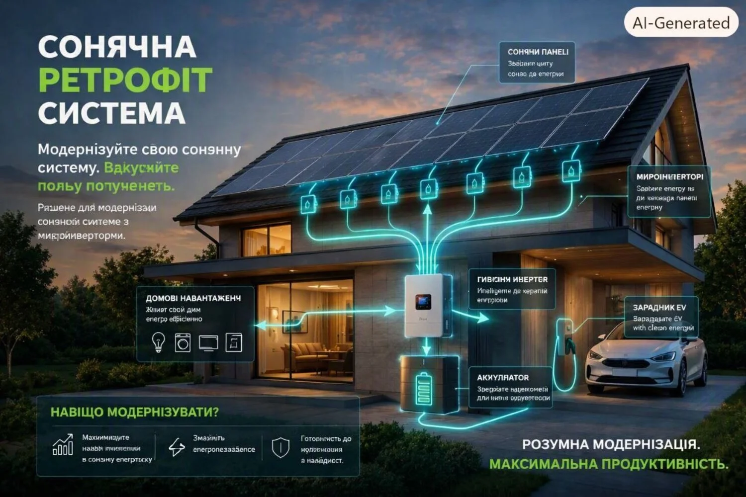 SUEN запускає «Retrofit-модернізацію» як перетворити будь-яку мережеву СЕС на автономну систему з інверторами Solis.